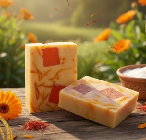 Alternative view of Saffron Goat Milk Soap - 100gm